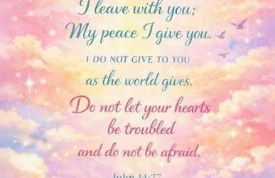 “PEACE be yours!”